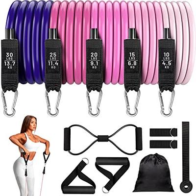 Resistance Band Set, Exercise Workout Bands, Men and Women with Door Anchor  set