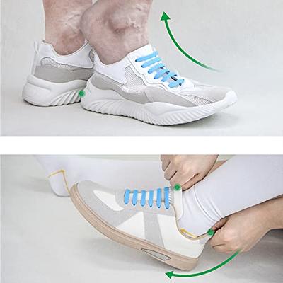 anan520 Elastic No Tie Shoe Laces for Adults,Kids,Elderly,System with Elastic Shoe Laces(2 Pairs)