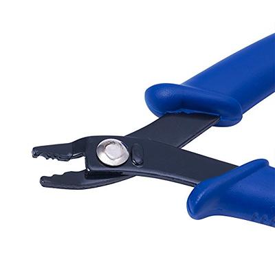 Pandahall 1 Set Deepblue Steel Crimper for Micro Tube Crimping