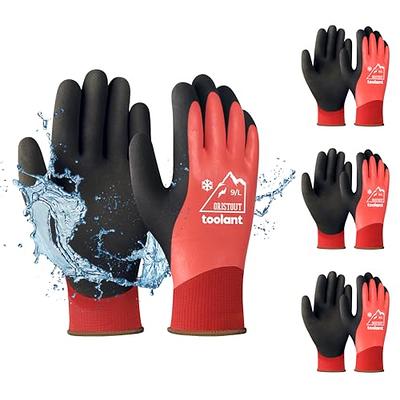 OriStout Waterproof Winter Work Gloves Bulk Pack for Men and Women