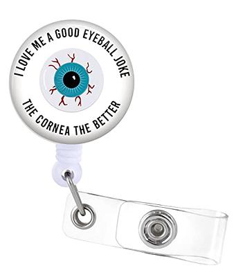 Optometrist Badge Reel - Id Retractable Clip-Nurse-Teacher-Pharmacist-Phlebotomist-Radiology-Pediatric-Clay  - Yahoo Shopping