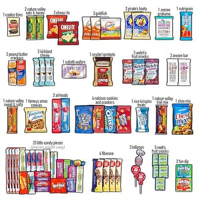 CRAVEBOX Snacks Box Variety Pack Care Package (55 Count) Easter Treats Gift  Basket Boxes Pack Adults