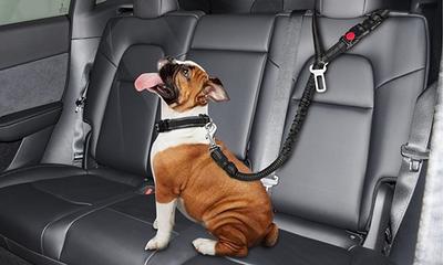 BWOGUE Pet Dog Cat Seat Belts, Car Headrest Restraint Adjustable