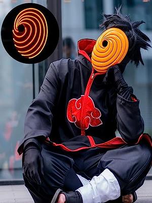 Kit 3 Máscara Anime Naruto Tobi Obito Uchiha Akatsuki no Shoptime
