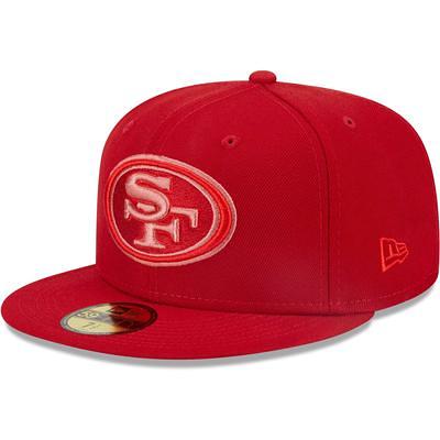 San Francisco 49ers Women's 2022 Sideline Cuffed Knit - Black/White