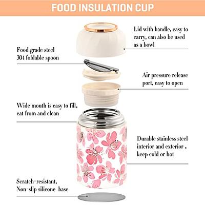 Portable Vacuum Insulated Food Jar For Hot & Cold Food - Leak