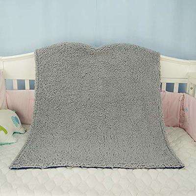 Parent's Royal Plush Blanket for Baby Boys and Girls, Gray, 30 x 40