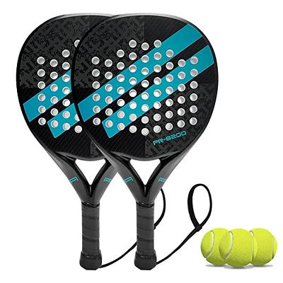 GRANDCOW Beach Tennis Paddle Racket Carbon Fiber with EVA Memory Foam Core  Tennis Padel