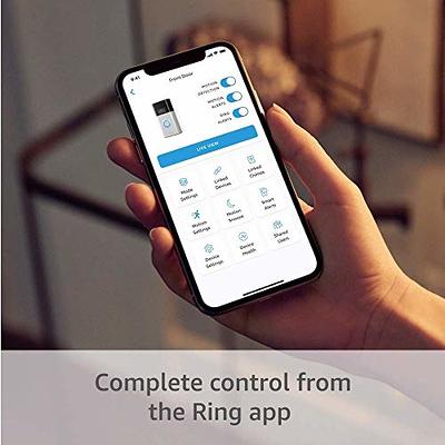  Ring Video Doorbell with All-new Ring Indoor Cam (White) and Ring  Alarm 5-Piece (White) : Tools & Home Improvement