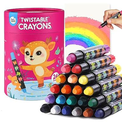 Non-Toxic Washable Crayons 12 24 PCS Peanut Wax Crayons for Child - China  Color Pen, Drawing Pen