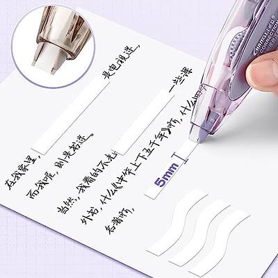 White Out Correction Tape Pen,Correction Pens,Cute Correction Tape,Fast  Clean, Easy to Use Applicator for Instant Corrections, Suitable for  Students