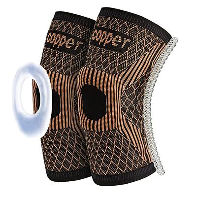 Copper Knee Support Sport Brace Compression Sleeve Arthritis Joint Pain  Runners