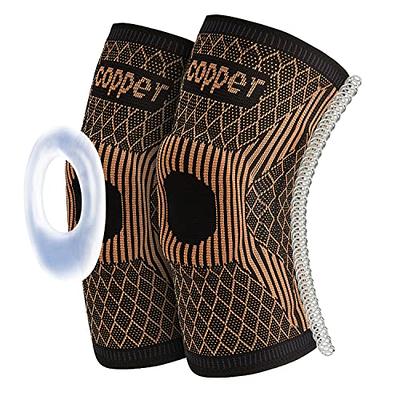 Physix Gear Knee upport Brace - Premium Recovery & Compression leeve For  Meniscus Tear, ACL, MCL Running - Best tabilizer Wrap for quats & Workouts  (ingle Beige XXL) 