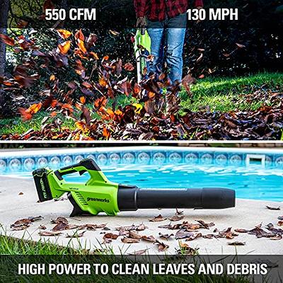 20V MAX 130 MPH 100 CFM Cordless Battery Powered Handheld Leaf Blower Kit  with (1) 1.5Ah Battery & Charger