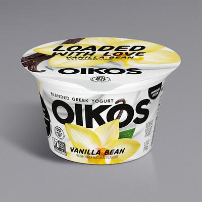 Oikos Core Strawberry Greek Yogurt 5.3 oz. - 12/Case