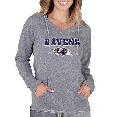 Baltimore Ravens New Era Women's Lace-Up Notch Neck Long Sleeve T-Shirt -  Black