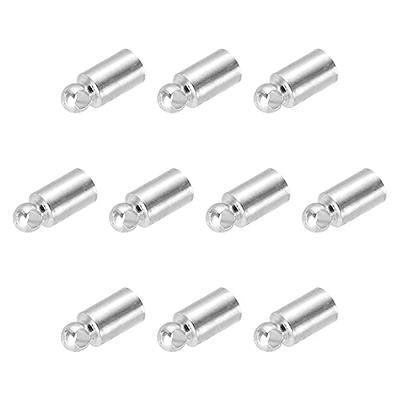 PATIKIL 25Pcs Cord End Caps, 3.6mm End Cap Barrel Beads Kumihimo End Caps  Brass for Leather Cord, Tassels, Jewelry Making 9mm Length Silver - Yahoo  Shopping