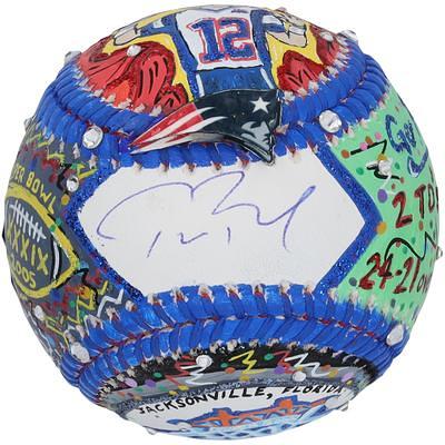 Tom Brady Tampa Bay Buccaneers Autographed Riddell Speed Mini Helmet - Art  by Charles Fazzino