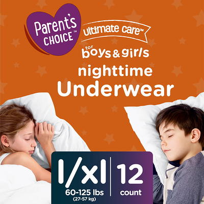 Parent's Choice Ultimate Care Overnight Underwear for Boys and Girls, S/M,  15 Count - Yahoo Shopping