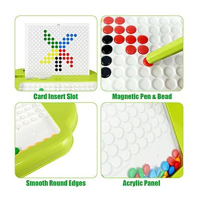 Large Magnetic Drawing Board for Toddlers, Large Doodle Board with Magnetic  Pen & Beads, Magnetic Dot