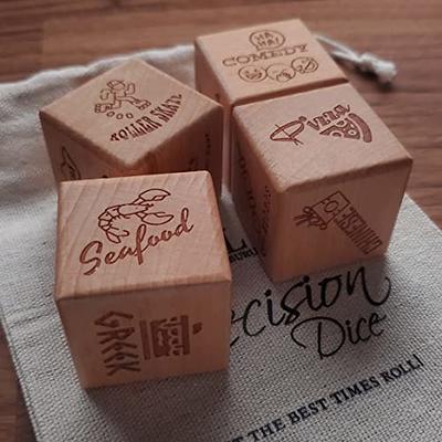 Date Night Dice After Dark Romantic Wood Couple Date Night Ideas What To  Watch Decision for Movie Dice Romantic Couples Games - AliExpress