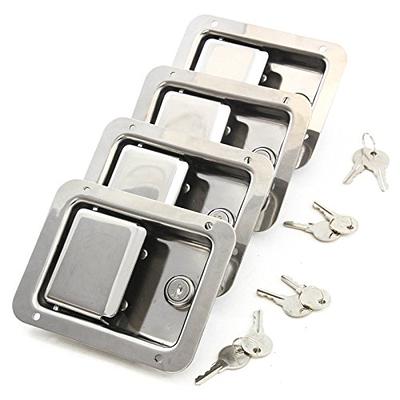 AM Autoparts 4pc Metal Outside Exterior Door Handle Kit Set Chrome for Ford  Super Duty