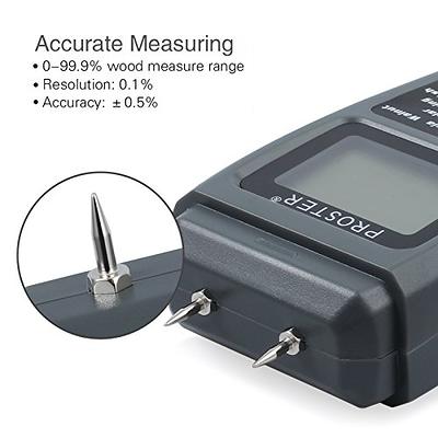 0-99.9% Pin Type Digital Wood Moisture Meter for Firewood,Wood Humidity  Tester W