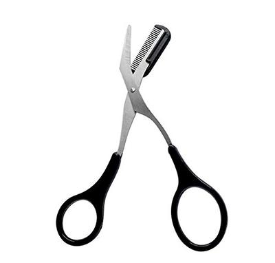 1PCS Black Professional Stainless Steel Eyebrow Grooming Shear Scissors  with Plastic Comb(Detachable) Eyebrow Eyelash Hair Removal Shaper Shaping  Tool Makeup Beauty Accessories for Men and Women - Yahoo Shopping