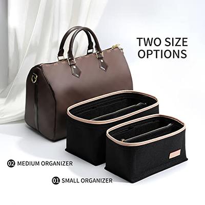 Doxo Purse Organizer Insert for Handbags & Base Shaper 2pc Set, Perfect for  LV Speedy Nererfull ONTHEGO Carryall Graceful Noe,Book Tote Bag and  More(M-Black) - Yahoo Shopping