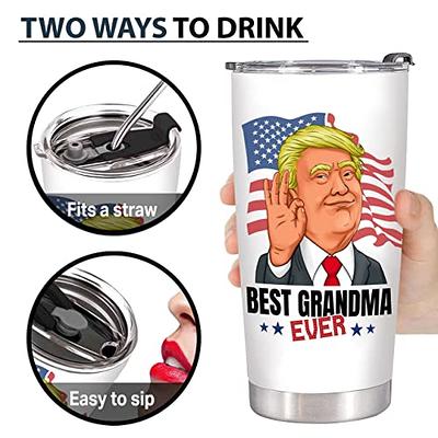 aoselan Gifts for Grandma - Grandma Gifts from Grandchildren - Grandma  Christmas Gifts, Grandma Birthday Gifts - 20oz Rose Grandma Stainless Steel  Tumbler 