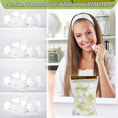 Cotton Balls for Facial Treatments, Nails and Make-Up Removal, Applying  Tonics & Cleansers, Multi-Purpose Soft Natural Cotton Balls (Large 100  Count) - Yahoo Shopping