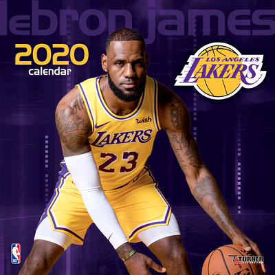 Los Angeles Lakers LeBron James 2023 12x12 Player Wall Calendar