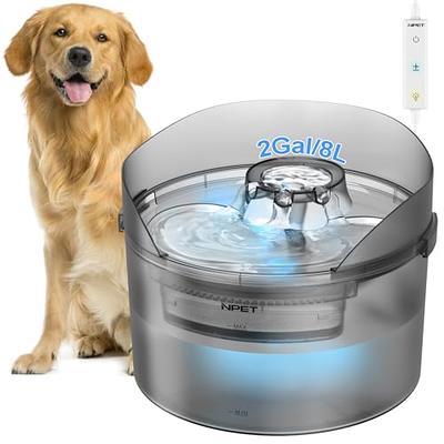 Water Dispenser Station for Large Dogs and Cats, 3 Gallon Gravity Automatic  Feeder, Large Size Dog Drinking Fountain