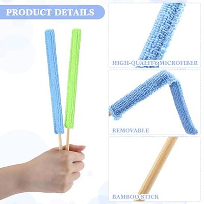 Microfiber Detail Duster Sticks Crevice Cleaning Tool, Mini Duster