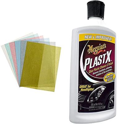 Zona 37-948 3M Wet/Dry Polishing Paper, 8-1/2-Inch X 11-Inch, Assortment  Pack One Each 1, 2, 3, 9, 15, and 30 Micron and Meguiar's G12310 PlastX  Clear Plastic Cleaner & Polish, 10 Fluid Ounces - Yahoo Shopping