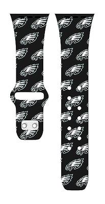 Game Time Philadelphia Eagles Silicone Watch Band and Case Cover Combo  Package Compatible with Apple Watch and AirPods Battery Case