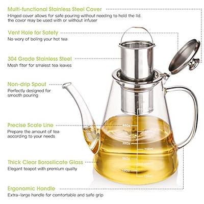 IKASEFU 85 OZ / 2.5 Liter Yellow Teapot Stove Top Whistling Tea Kettle  Stainless Steel Electric Tea Kettle Modern Tea Pots with Wood Pattern  Handle Induction Universal Base for Restaurant Family - Yahoo Shopping