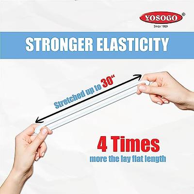 Extra Large 8 Inch Big Postal Rubber Band - White Color Heavy Duty Elastic  Biodegradable Natural Rubber Bands Pack of 30 Pcs