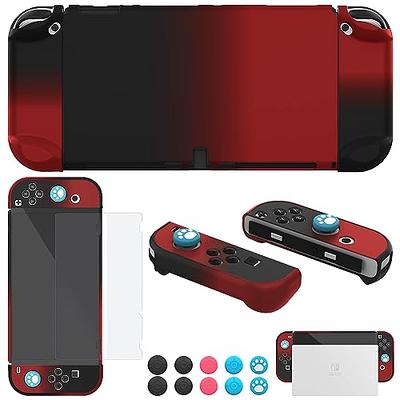 COMCOOL Dockable Case for Nintendo Switch OLED - [9 FT Military Grade Drop  Protection] [with Tempered Glass Screen Protector] Cute Kawaii Protective  Cover Shell for Nintendo Switch OLED - Black Red - Yahoo Shopping