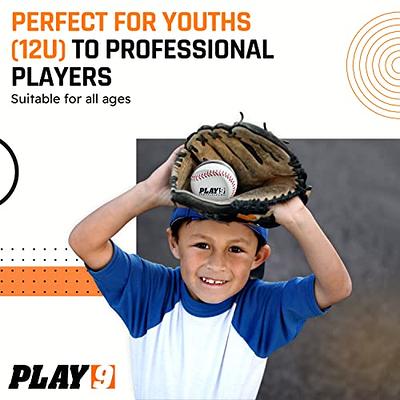 SHOP PLAY 9 Play9 Baseball Training Ball - Leather Baseball Pitching &  Throwing Trainers - Spin Ball for Pitchers & Catchers, Youth & Adult (2  Seams) - Yahoo Shopping