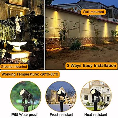 SUNVIE 12W LED Landscape Lighting Low Voltage (AC/DC 12V) Waterproof G