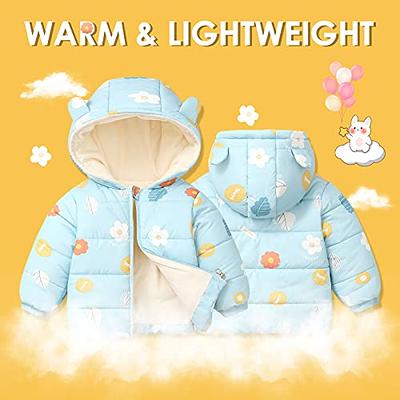  Little Boys Girls Winter Warm Puffer Down Windproof