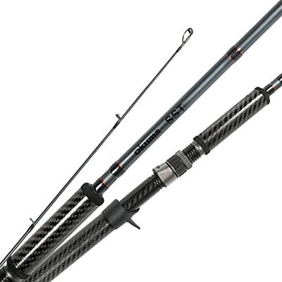  T-ZACK One Piece Baitcasting Rod, 7'3 Heavy Casting Rod with  Toray 30 Ton Carbon, Fuji O Guides, Fuji Reel Seat, Non-Slip EVA Grips,  Moderate Action Pole for Freshwater&Saltwater, Bass Rod. 