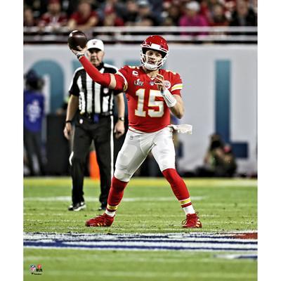 Patrick Mahomes Kansas City Chiefs Autographed 16 x 20 Super Bowl LIV  Spotlight Framed Photo