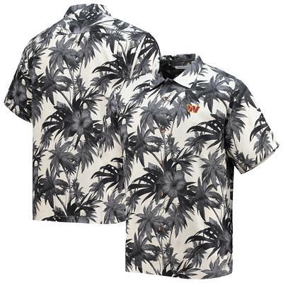 Men's Tommy Bahama White Miami Dolphins Sport Coconut Point Palm Vista IslandZone Button-Up Camp Shirt Size: Small