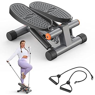 Health & Fitness Mini Steppers for Exercise,Vertical Climber Stair Stepper  Exercise Home Workout Equipment with Resistance Bands for Full Body