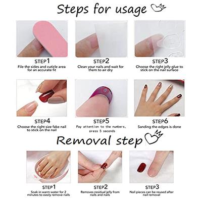 Acrylic Fake Nails Removable Nail Daily Wear Artificial Nails Nail
