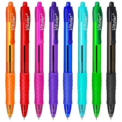 Vitoler Pens,Colored Pens,1.0mm 8 Pcs Pens Ballpoint,Pens for School,Pens Fine  Point Smooth Writing Pens for Coloring Kids Adult School Office Supplies -  Yahoo Shopping