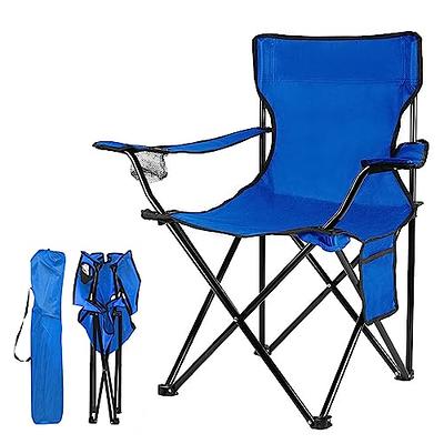 Giantex Folding Beach Camping Chair - Webbing Chair with Armrest