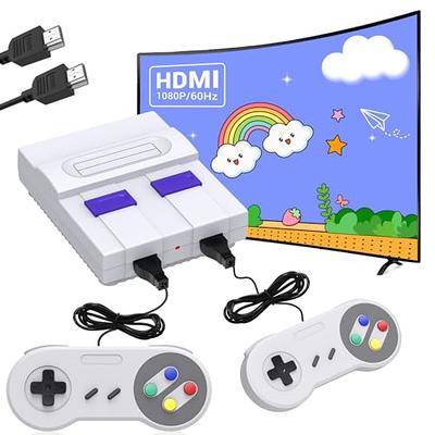 Retro Classic Game Console,HDMI Classic Retro Game Console Built-in 621  Game,Dual Control 8-Bit Handheld Game Player for TV Video